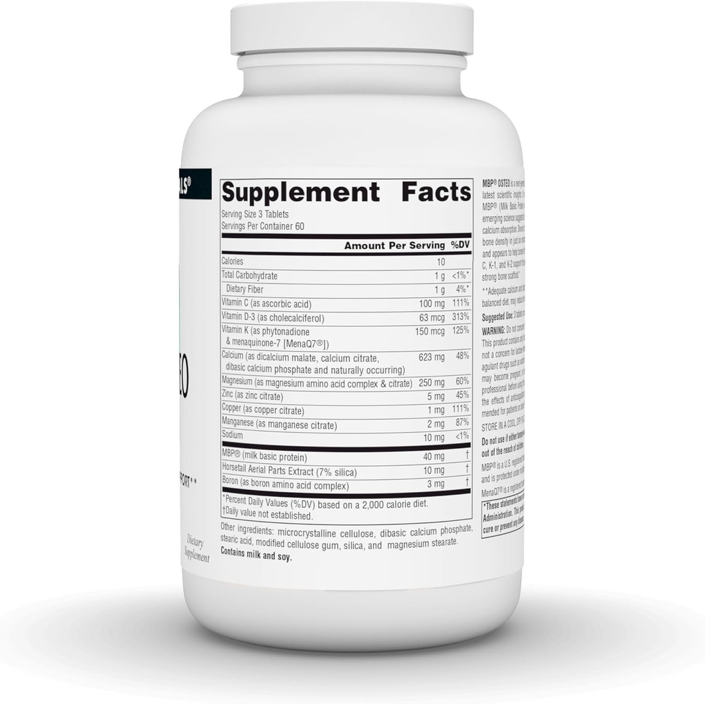 Source Naturals MBP Osteo with Calcium, Advanced Bone Density Support*, 180 Tablets 3