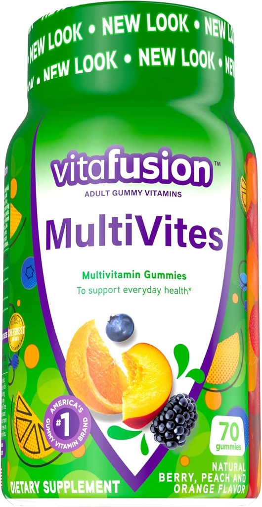 Vitafusion MultiVites Gummy Vitamins, 70ct (Pack of 3) 2
