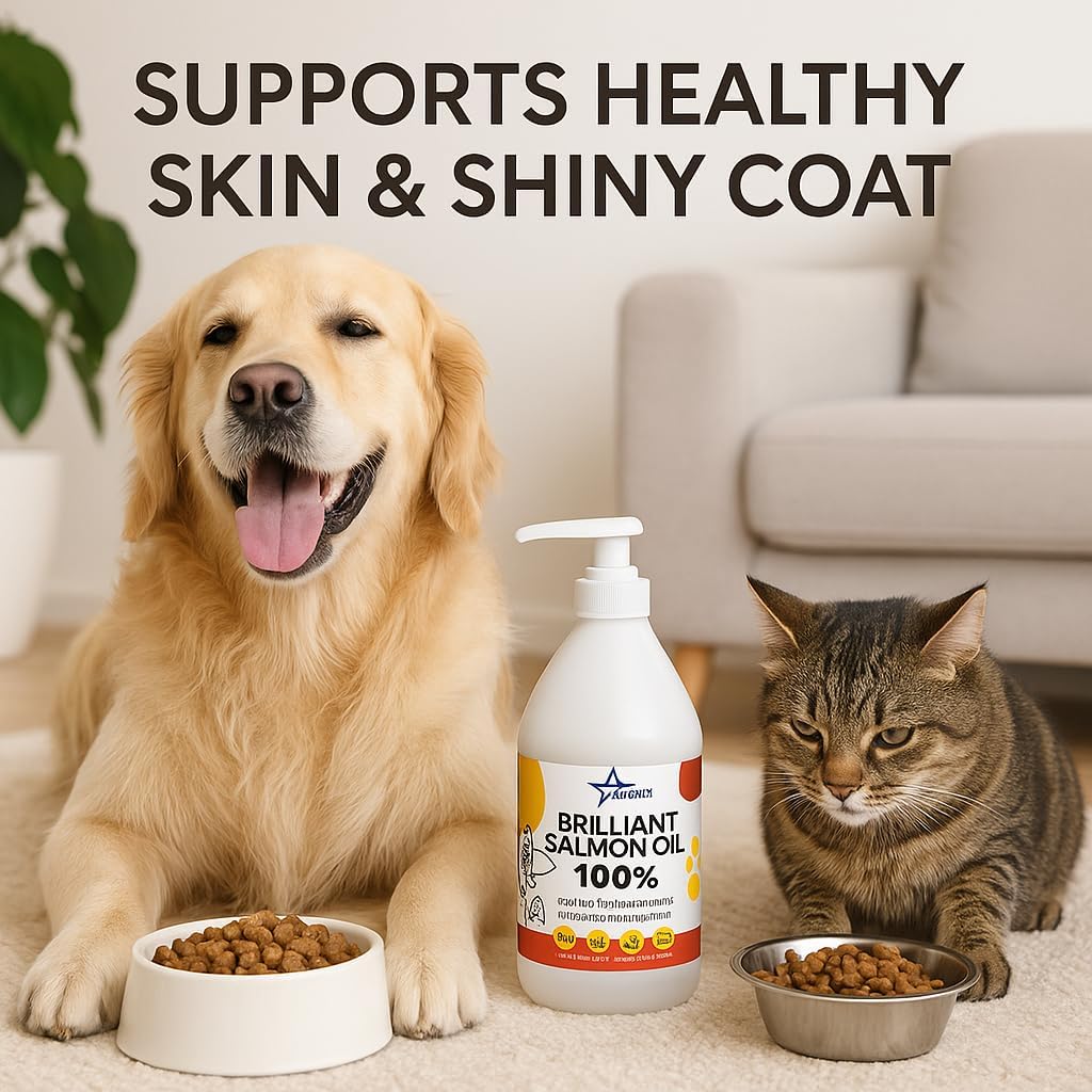 Pure Wild Alaskan Salmon Oil for Dogs & Cats-Stellar Chemical Corp 3
