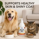 Pure Wild Alaskan Salmon Oil for Dogs & Cats-Stellar Chemical Corp 3