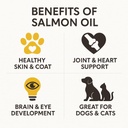 Pure Wild Alaskan Salmon Oil for Dogs & Cats-Stellar Chemical Corp 5