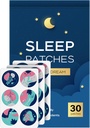 Sleep Patches, 30 Pack Upgraded Deep Sleep Patches for Adults, All Natural Deep Patch, Quick Acting Ingredients, for Men and Women, Easy to Use That Last All Night - Blue - 23 2