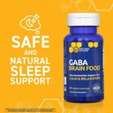 GABA Brain Food - GABA Supplement with L-Citrulline & Grape Seed Extract - Supports Calm & Relaxation - Nighttime Sleep Aid - Supports Production of Gamma Aminobutyric Acid - 60 L-Citrulline Capsules 6