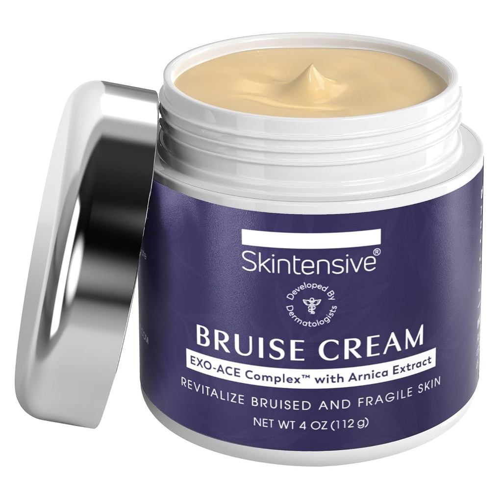 SKINTENSIVE Arnica Bruise Cream for Thin Skin - Moisturizing, Vitamin K C and E, Skin Renewal, 4 Oz 2