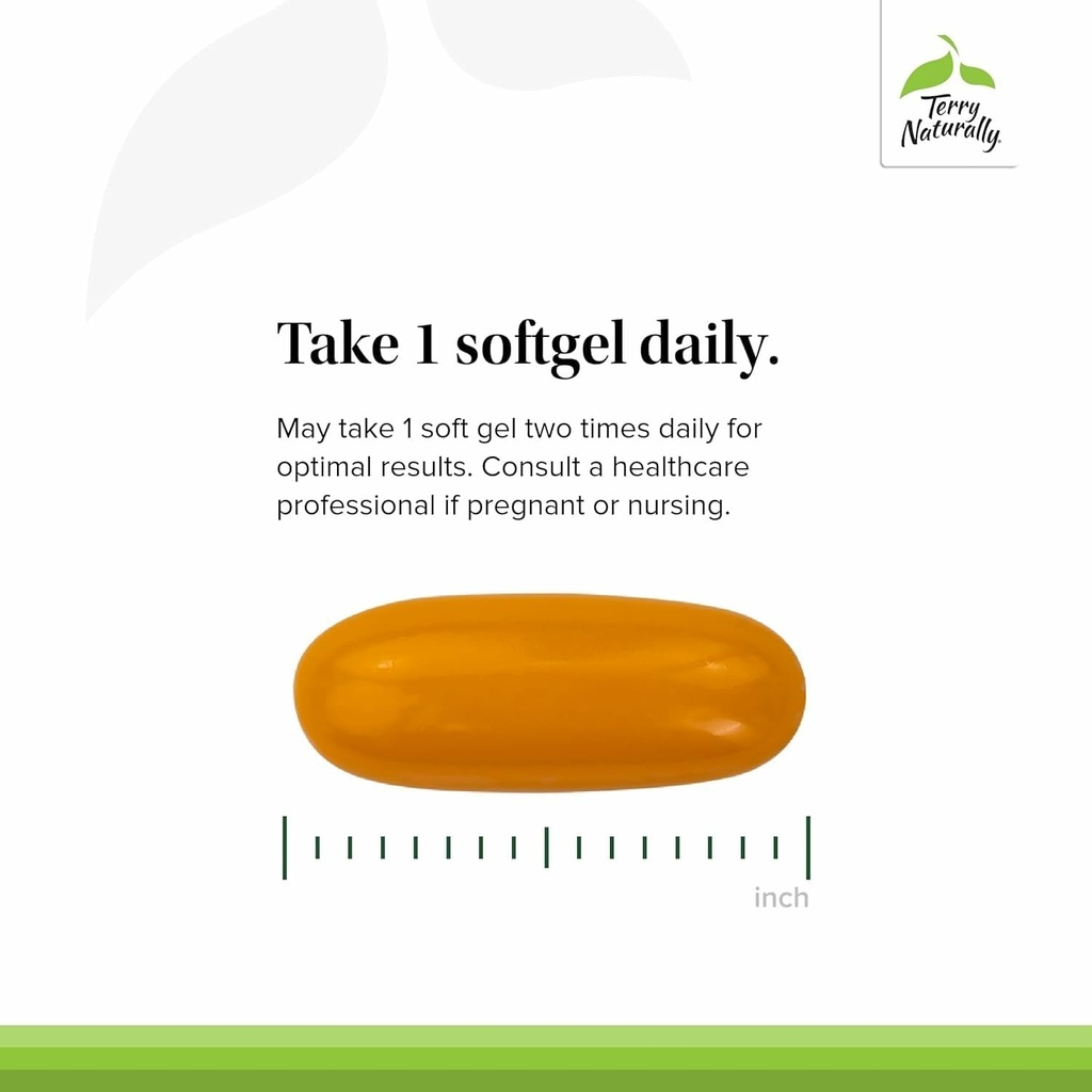 Terry Naturally CuraMed 750mg - Antioxidant Supplement for Brain & Heart Health - Supplement with High-Potency Curcumin Complex - Kidney, Liver & Immune Health Support - 60 Softgels (Pack of 3) 4