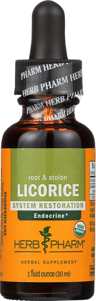 Herb Pharm Certified Organic Licorice Liquid Extract for Endocrine System Support - 4 Ounce 3
