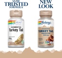 SOLARAY Fermented Turkey Tail Mushroom Supplement 1000mg - Overall Wellness Support - Turkey Tail Mushroom Capsules with Organic Mushrooms - Vegan, Non-GMO, Lab Verified, 60-Day Guarantee, 30 Servings 3