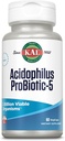 KAL Acidophilus Tablets, Probiotic-5 Capsules, 3 Bil, 60 Count 2