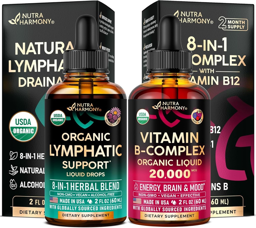 NUTRAHARMONY Vitamin B-Complex & Lymphatic Drops 2