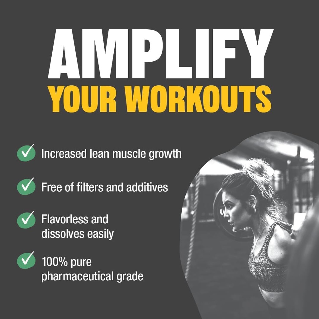 “No Bull” L-Glutamine Powder - Unflavored and Micronized Glutamine, Pure L Glutamine Powder, Non GMO, L Glutamine Supplement, Naturally Vegan, Vegetarian and Gluten Free, 300g 5