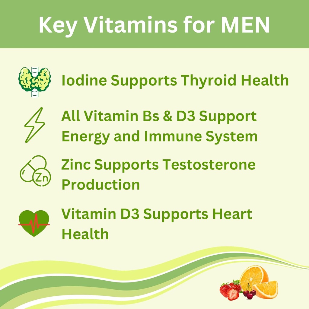 Greenfield Nutritions Halal Multivitamins for Adults | 90 Halal Vitamins for Women & Men | All Essential Gelatin Free Halal Gummy Vitamin, Mineral, Folic Acid, Biotin, Gluten Free, Non-GMO, Vegetarian 5