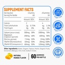 Calcium Magnesium Zinc Gummies for Adults & Kids,Sugar Free Calcium Citrate Supplement,High Absorption Magnesium Glycinate Gummies with Vitamin D3 & K2 - Bone & Muscle & Immune Health(60 Count) 3