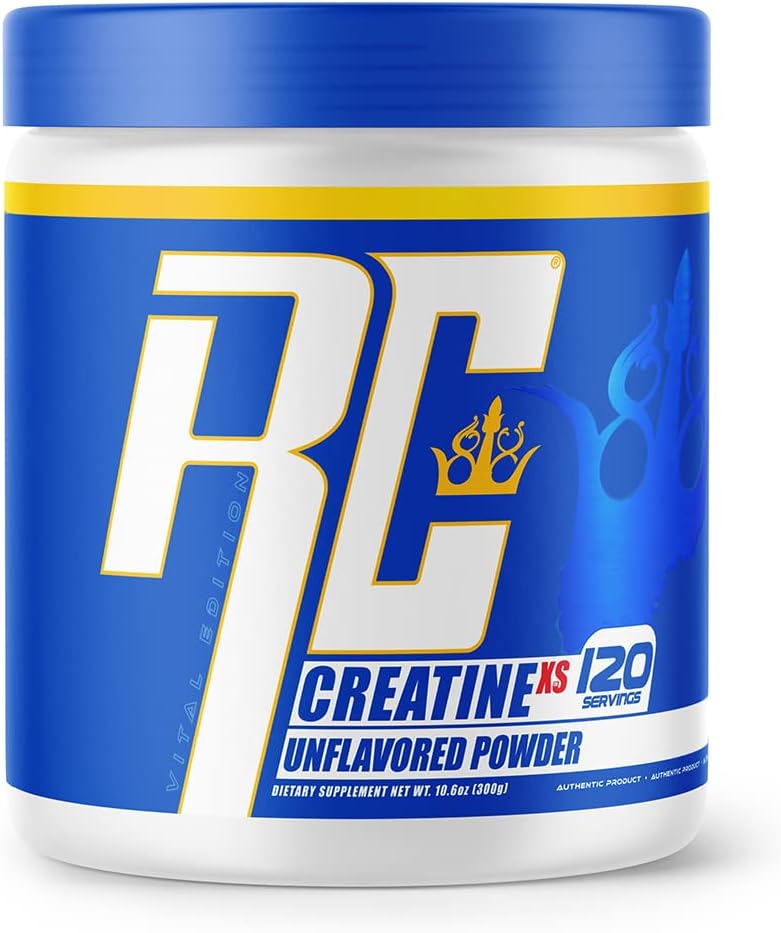 Ronnie Coleman Signature Series Creatine-XS, Creatine Monohydrate Powder, Post Workout Recovery for Muscle Building and Strength, Energy Support, Mass Gainer, Unflavored, 120 Servings 2