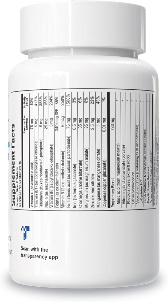 Biotics Research ADB5-Plus Support Healthy Adrenal Gland Function, Support Cortisol Levels, Positive Response to Stress, Healthy Energy Levels 90 Tablets 3