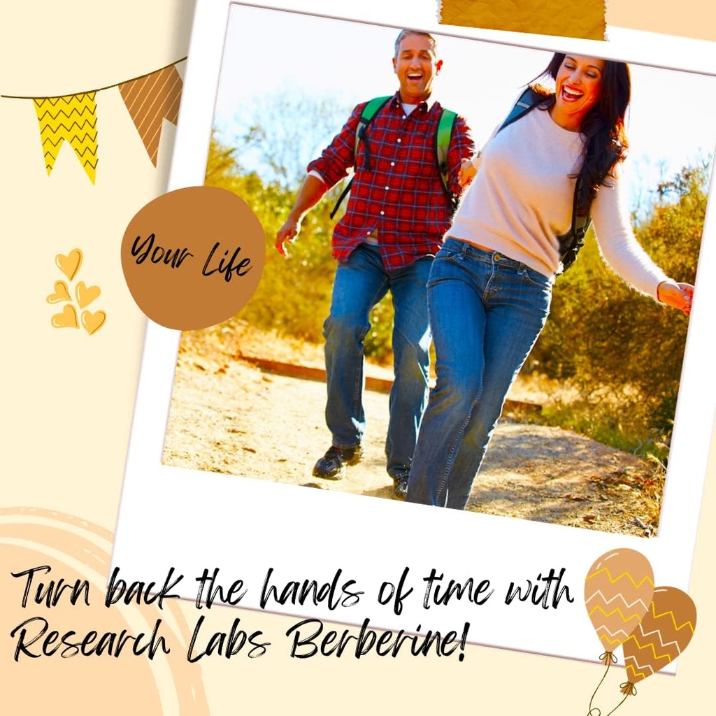 Research Labs 2 Fer 1 Ad - 1500mg Clinical Grade Berberine High Absorption Formula & BerberQuil™ Support. 180 Total Capsules. 500mg Each Capsule 4
