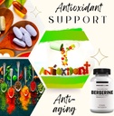 Research Labs 2 Fer 1 Ad - 1500mg Clinical Grade Berberine High Absorption Formula & BerberQuil™ Support. 180 Total Capsules. 500mg Each Capsule 6