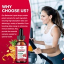 Berberine HCL Liquid Drops, 1500mg Berberine Supplement with Ceylon Cinnamon, Bitter Melon, Milk Thistle for Immune, Digestion System & Heart Health, 2 Fl Oz, Sugar-Free Pineapple Flavor 6