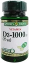 Nature's Bounty Bounty D-1000 IU Dietary Supplement Rapid Release Liquid Softgels 350 ea (Pack of 3) 3