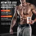 Creatine, Creatine Monohydrate Keto Friendly, Unflavored - Support Muscles, Cellular Energy and Cognitive - 17.63 Oz(500g) - 100 Servings (500g) 4