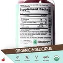 Yuve Vegan USDA Organic Probiotic Gummies - 5 Billion CFU - Promotes Digestive Health & Immunity - Helps with Constipation, Bloating, Detox, Leaky Gut & Gas Relief - Natural, Non-GMO, Gluten-Free 30ct 3