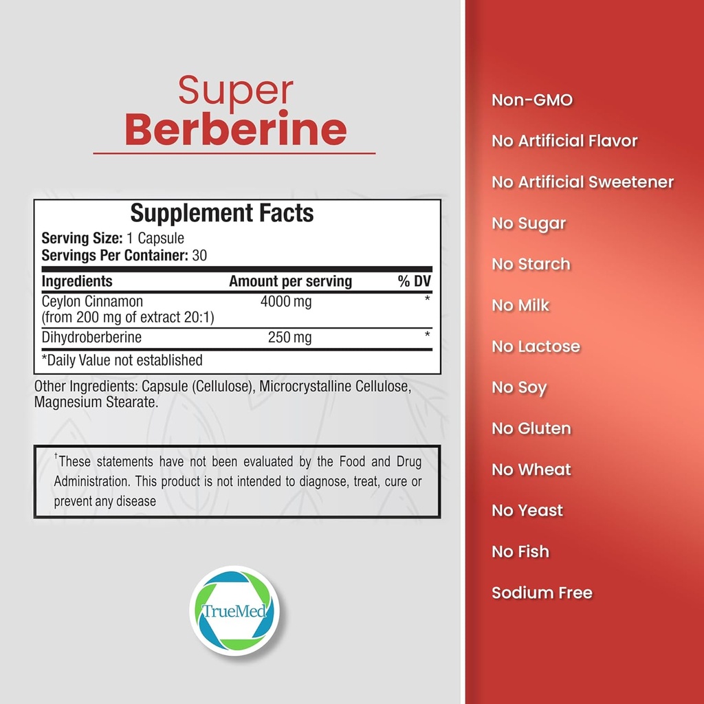 Super Berberine 4250mg 4