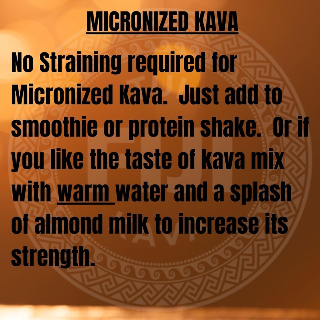 PREMIUM WELLNESS KAVA - MICRONIZED Noble Kava 250g (8.8oz) - Trial/Travel Size | Very Heady | All Natural Relaxation | Increase Focus | Mood/Sleep Support | Stress Relief | NO STRAINING 6