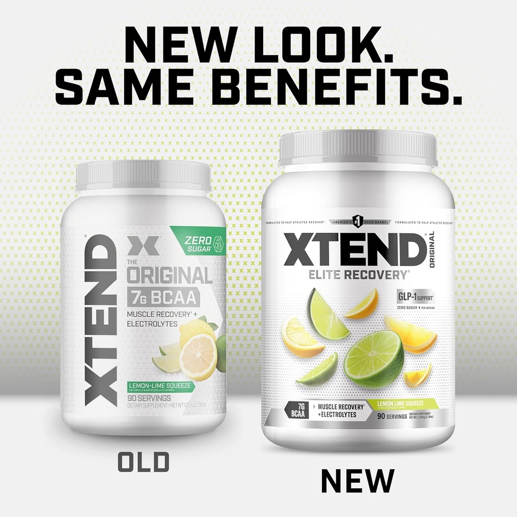 Xtend XTEND Original BCAA Powder 7g BCAA and 2.5g L-Glutamine, Sugar Free Post Workout Muscle Recovery Drink with Amino Acids for Men & Women, 90 Servings 4