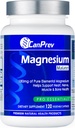 CanPrev Magnesium Malate, 120 Veg Caps, 120-Day Supply, 180mg Elemental Magnesium & 540mg Malic Acid, Vegan & Non-GMO, Supports Relaxation, Energy, Muscle Function, Bone Strength & Overall Well-Being 2