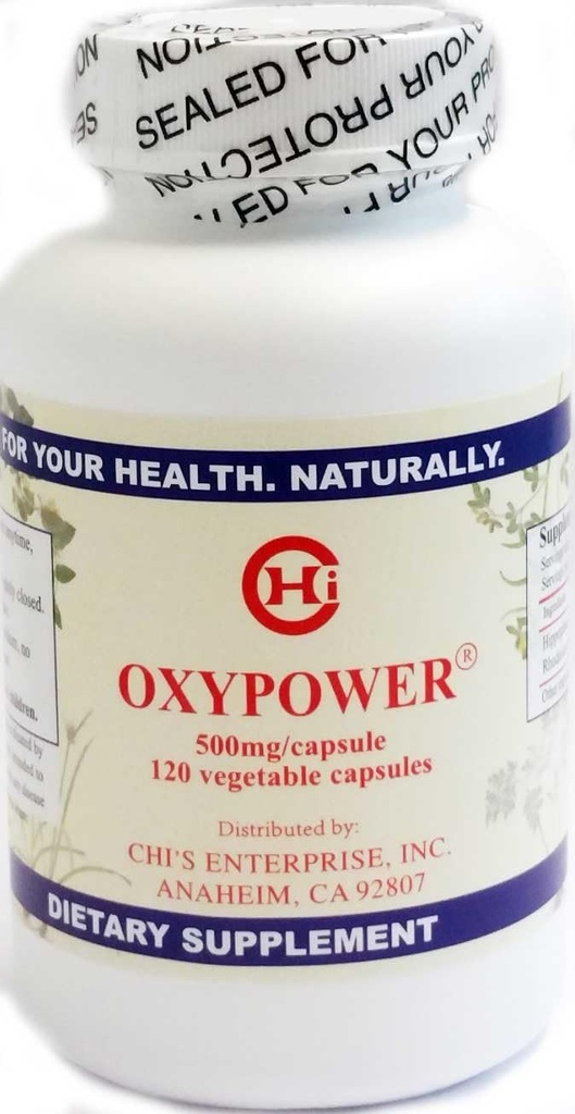 OxyPower by Chi's Enterprise 500mg, 120 Capsules 2