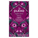 Pukka Organic Tea Bags, Night Time Berry Herbal Tea with Chamomile, Echinacea, and Elderberry, Perfect for Overnight Wellness, 20 Count (Pack of 3), 60 Tea Bags 3