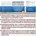 Advanced Kidney Essentials Multivitamin. Kidney Support Supplement for Complete Kidney Health. Kidney Health Supplement with Renal Vitamins 90 Caps 5