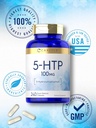Carlyle 5HTP | 100mg | 240 Capsules | 5 Hydroxtryptophan | Non-GMO & Gluten Free Supplement 6