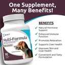 K9 Select Multi-Formula Dog Vitamins for Medium Dogs - 20mg HMR Lignans, 2mg Melatonin, 40mg Milk Thistle - Helps Heart, Liver, Digestion & Coat Health, Dog Multivitamin, 90 Capsules 6