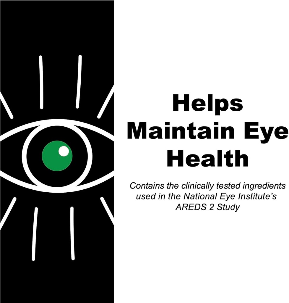 AREDS 2 SoftGels, 500 mg Vitamin C, 400 IU Vitamin E, 10 mg Lutein, 2 mg Zeaxanthin, 80 mg Zinc, 2 mg Copper - Supports Eye Health - 120 Mini SoftGels (Two Month Supply) 5