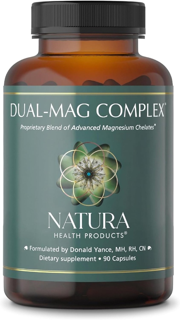 Natura Health Products Dual-mag Complex Supplement - Promotes Cardiovascular, Neurological, and Immune Health - Featuring Albion’s Magnesium Bisglycinate Buffered Chelate (90 Capsules) 2