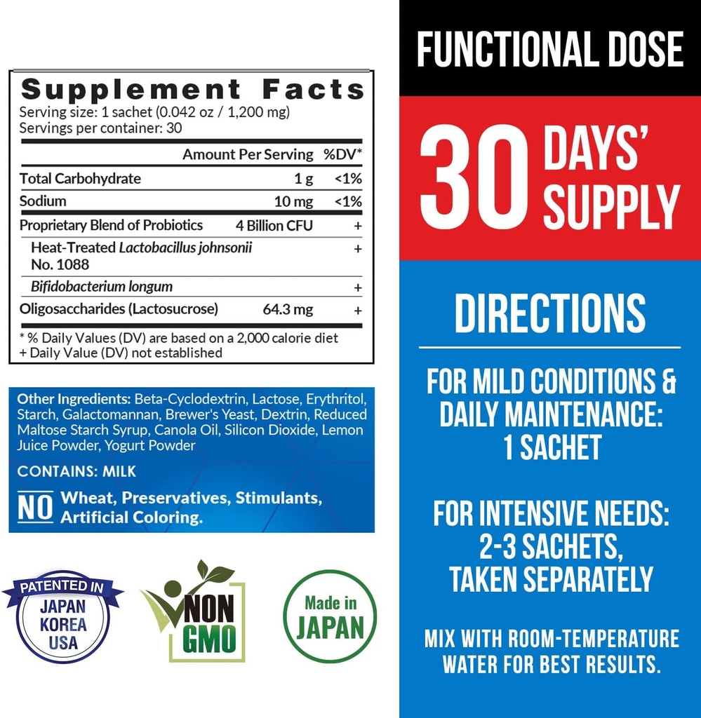 LABO Nutrition GASTRICELL - Acid Reflux, Heartburn, Recurring Gastric Discomfort, Natural Defence Against Gastric Distress 30 sachets 3