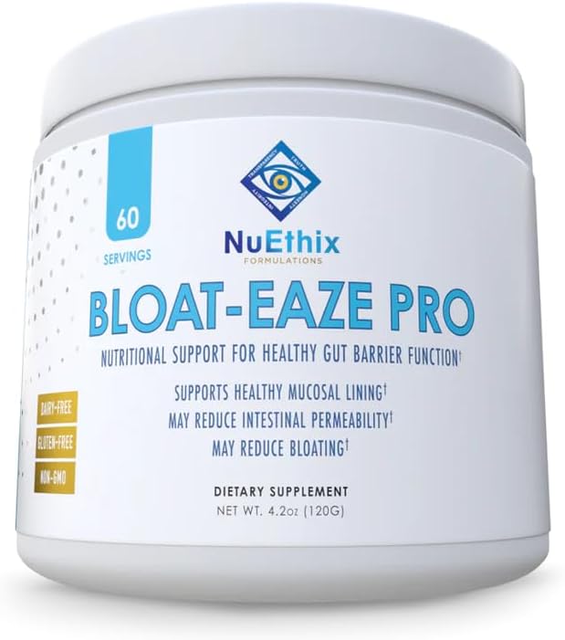 NuEthix Formulations Bloat Eaze Pro Support for Gut Barrier Function Dietary Supplement, 60 Servings 2