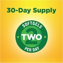 Nature Made Burp-Less Fish Oil 1200 mg, 60 Softgels, Fish Oil Omega 3 Supplement For Heart Health (Pack of 3) 5