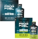 Frog Fuel Power Regular & Power Energized Complete Protein Shot Bundle, 15g Protein Nano-Hydrolyzed Grass Fed Collagen, Post Workout, Fat & Sugar Free, 22 Amino Acids, Berry, 1 oz Packets, 48 Pack 2