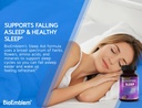 BioEmblem Natural Sleep Aid for Adults with Melatonin, Valerian Root, Suntheanine & More | Healthy Sleep Supplement | Herbal Sleeping Pills | 60 Capsules 5