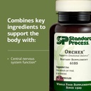 Standard Process Inc. Orchex - Whole Food Nervous System Supplements, Cholesterol, Mental Clarity and Emotional Support with Soy Protein, Ascorbic Acid, Calcium Lactate, Wheat Germ - 90 Capsules 5