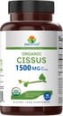 Brieofood Organic Cissus Quadrangularis 1500mg, 45 Servings, Vegetarian, Gluten Free, 90 Vegetarian Tablets 3