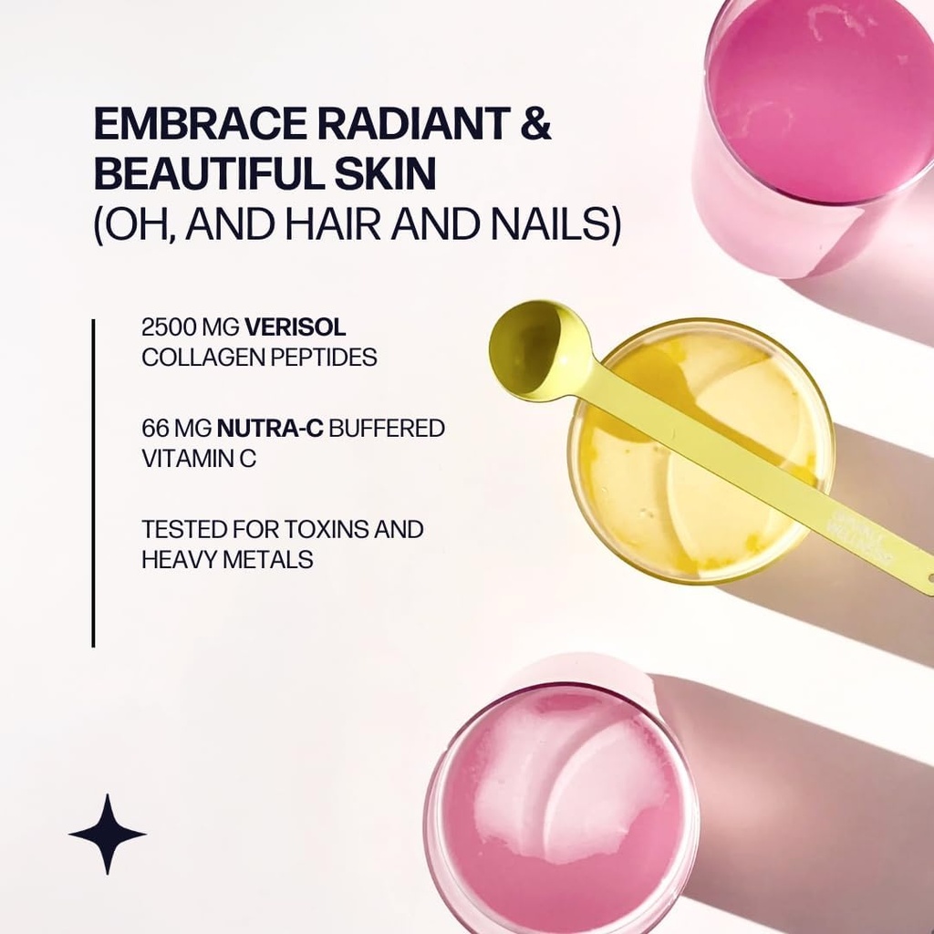 Sparkle Wellness VERISOL Bioactive Hydrolyzed Collagen Peptides | Collagen Powder Supplement with Vitamin C for Skin, Hair & Nail Health | Skin Boost (Tropical) [30-Serves] 5