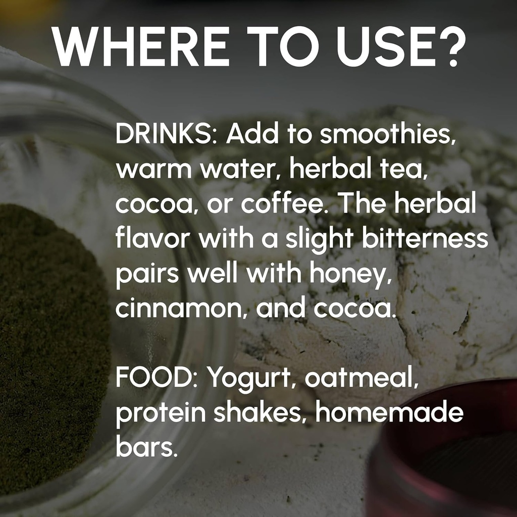 Horny Goat Weed Powder 8 oz - Pure Epimedium Powder for Men and Women, Energy and Immune System Support 4