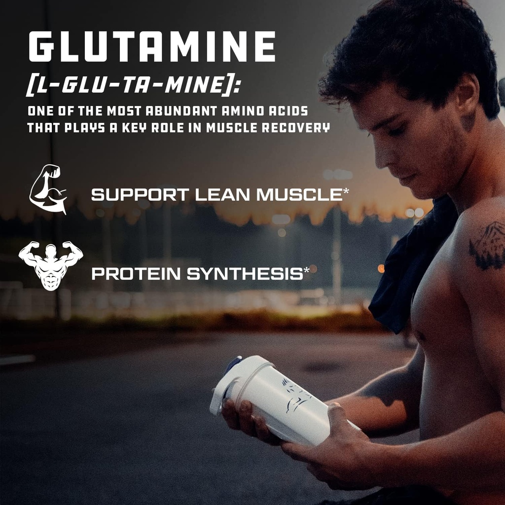 Cutler Essentials 100% Pure L-Glutamine for Enhanced Recovery, Lean Muscle Support and Improved Protein Synthesis | Unflavored, 60 Servings 5