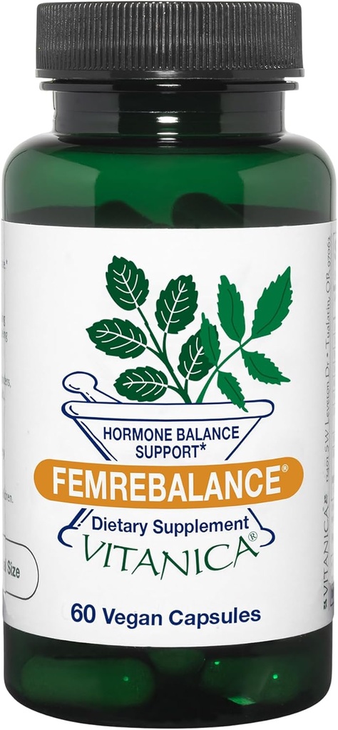 Vitanica FemRebalance, Hormone Balance Support for Women, Vegan, 60 Capsules 2