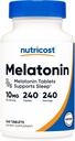 Nutricost Melatonin 10mg, 240 Tablets - 10mg Per Serving, Non-GMO, Gluten Free 2