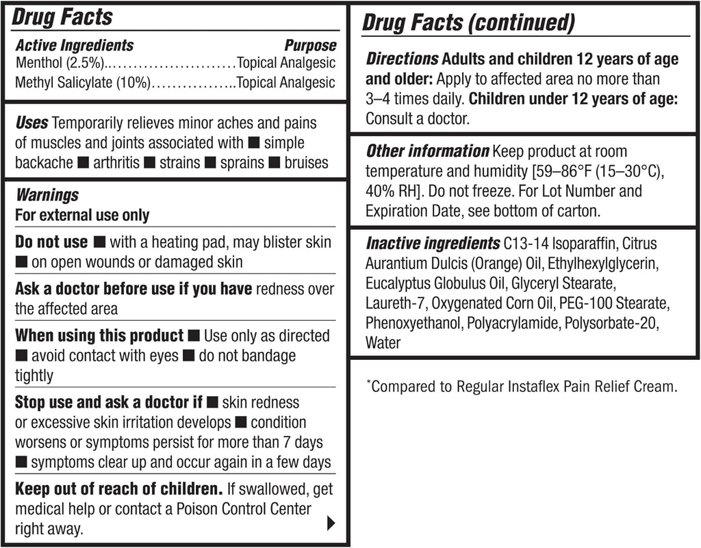 Healthy Directions Instaflex Extra Strength Pain Relief Cream, with 2X The Pain-Fighting Ingredients, Rubs Out Your Toughest Muscle and Joint Pain (4 oz) 3