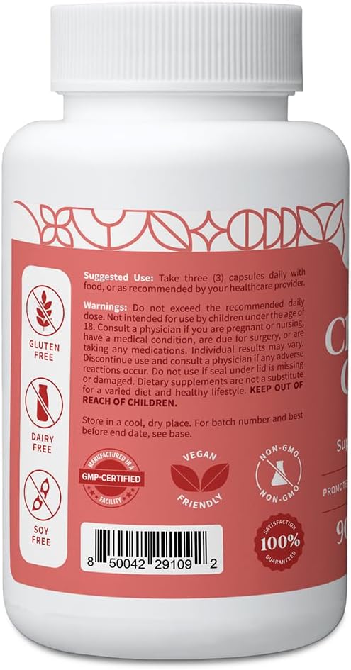 Pattern Wellness Cholesterol Complex Supplement - All-Natural Balancing Formula - Boost Overall Wellness - 3rd Party Lab Tested - 90 Vegan Capsules 3