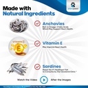 Omega 3 Fish Oil for Dogs Capsules - Salmon Oil for Dogs - Dog Fish Oil Supplement May Help Shedding, Allergy, Itching - Support Dry Skin, Joints - Dog Skin and Coat Supplement - 180 Fish Oil Pills 6